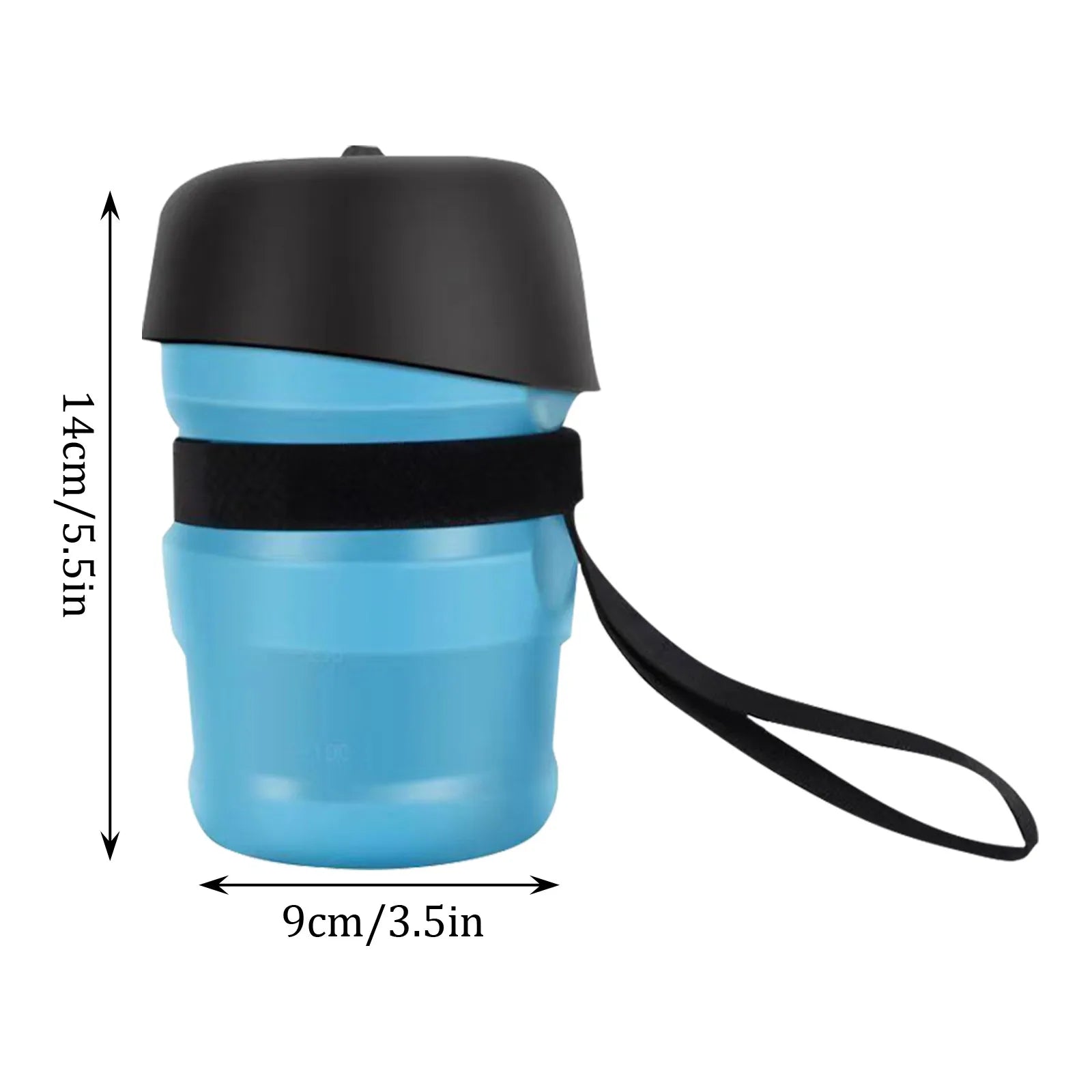 Pet Dog Water Bottle Bowl Foldable Leak-Proof Water Food Cup Pet Feeder Bowl Portable Large Capacity Pet Outdoor Drinking Bowl