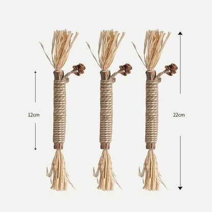 Natural Matatabi Pet Cat Snacks Sticks Cleaning Tooth Catnip Cat Toys Actinidia Silvervine Pet Toy for Cats Pet Accessories