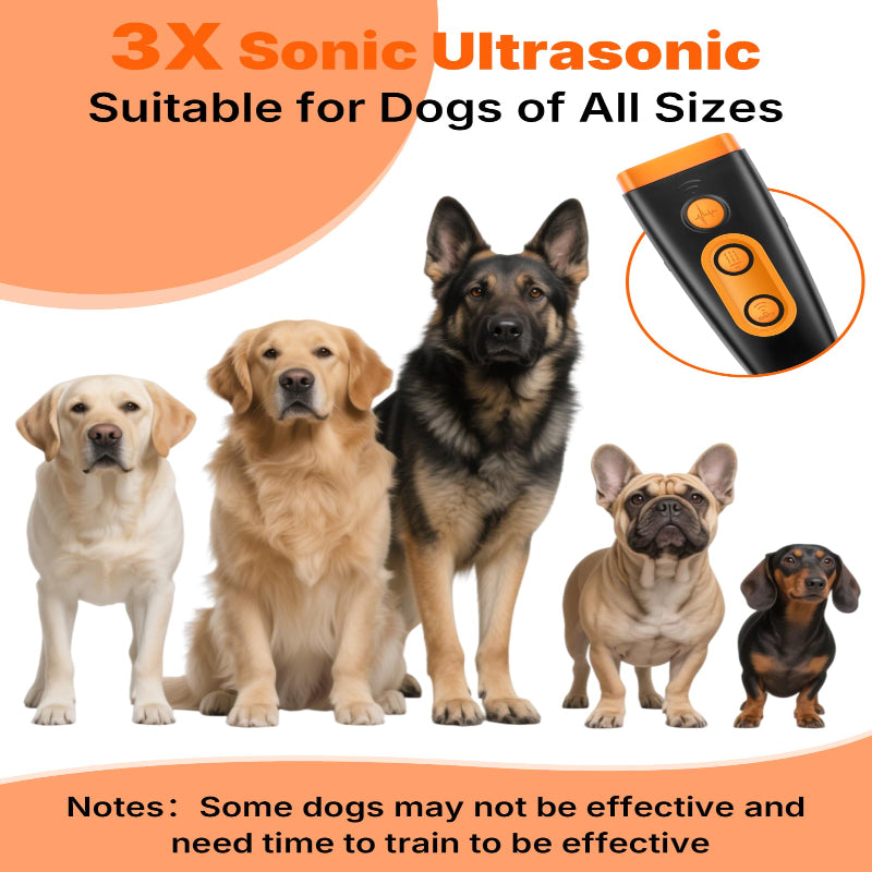 3-in-1 Ultrasonic Dog Repeller
