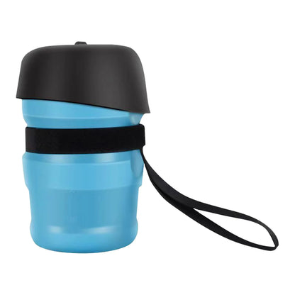 Pet Dog Water Bottle Bowl Foldable Leak-Proof Water Food Cup Pet Feeder Bowl Portable Large Capacity Pet Outdoor Drinking Bowl