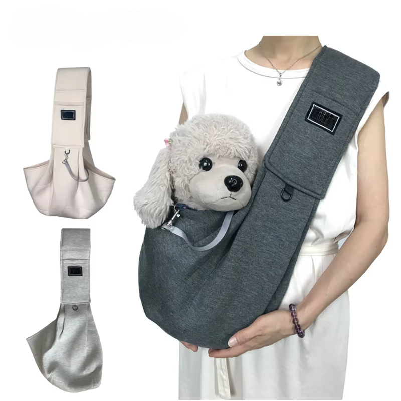 Portable Pet Travel Bag with Adjustable Strap for Puppies & Cats