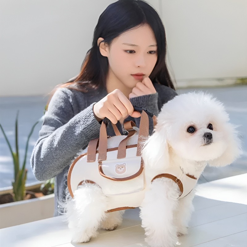 Full-Body Support Sling Backpack for Small Pets