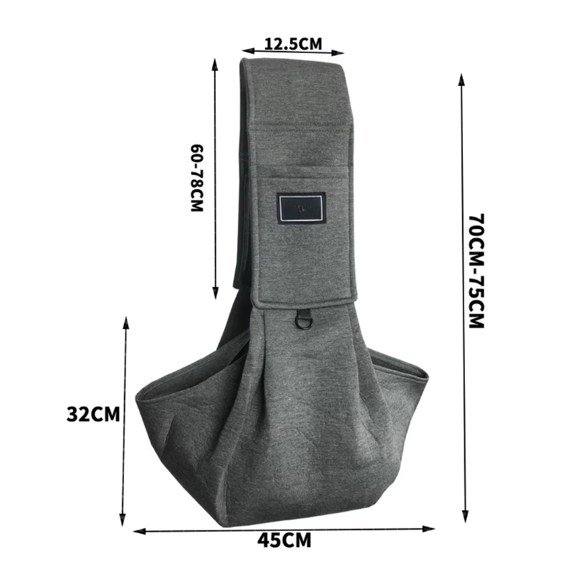 Portable Pet Travel Bag with Adjustable Strap for Puppies & Cats