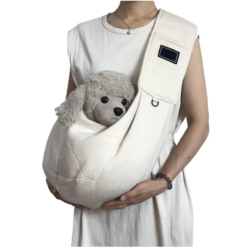 Portable Pet Travel Bag with Adjustable Strap for Puppies & Cats